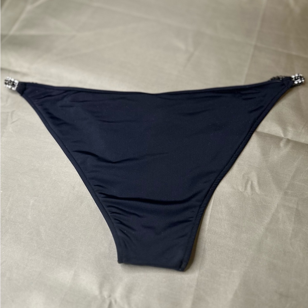 Sky - Black Rhinestones Women's Swim Bottom - Picture 4 of 4